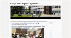 Desktop Screenshot of collegevictorgrignard.blogs.laclasse.com