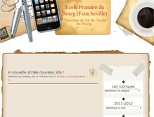Tablet Screenshot of ecoleprimairebourg.blogs.laclasse.com