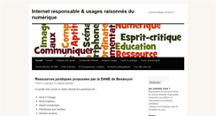 Desktop Screenshot of lesjeunesetinternet.blogs.laclasse.com