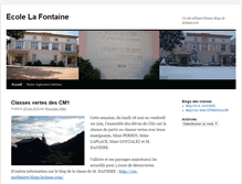 Tablet Screenshot of ecolelafontaine.blogs.laclasse.com
