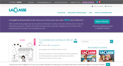 Desktop Screenshot of laclasse.fr